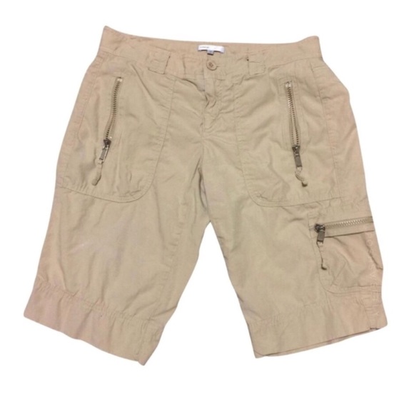 Vince Pants - Vince Zippered Cargo Bermuda Shorts